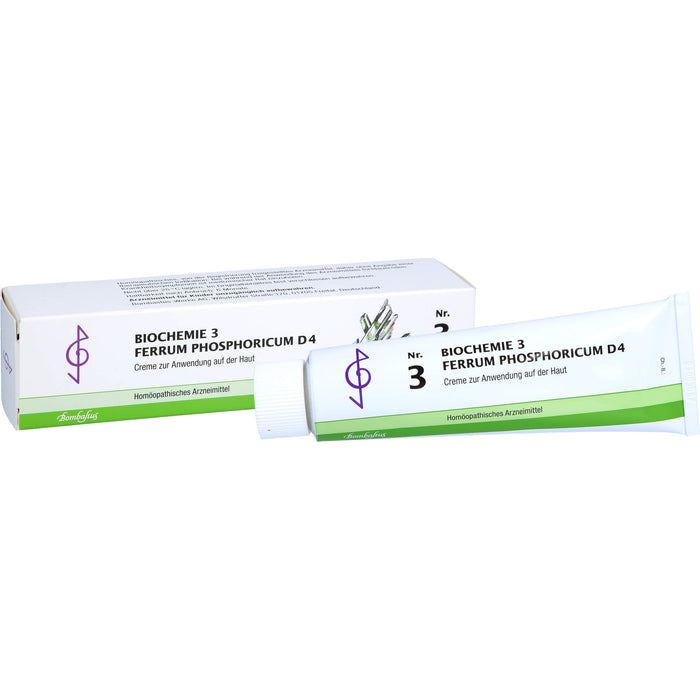 Bombastus Biochemie 3 Ferrum phosphoricum  D4 Creme, 100 ml Creme