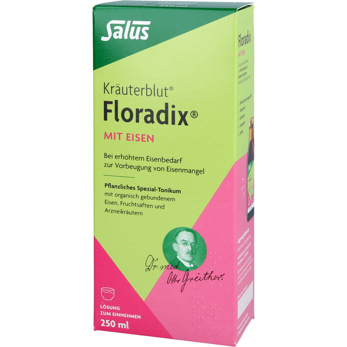 Floradix mit Eisen Lösung, 250 ml Solution