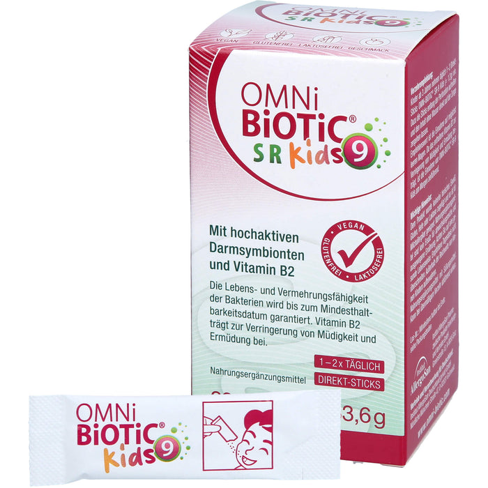 OMNi-BiOTiC SR-9 Kids mit wertvollen Bakterienstämmen, 28 pc Sachets