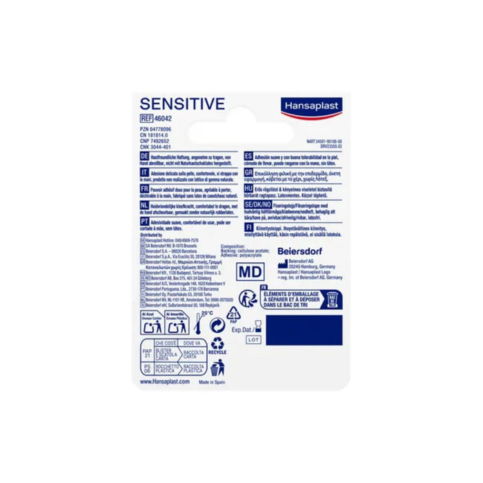Hansaplast Sensitive Fixierpflaster 5 m x 2,5 cm, 1 pcs. Patch