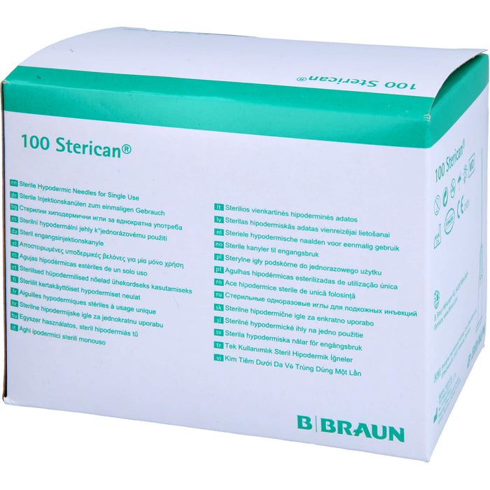 Sterican Einmalkanüle 18G 1,20 x 40 mm Kurzschliff, 100 pc Aiguilles