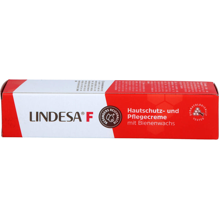 Lindesa F Hautschutz- und Pflegecreme mit Bienenwachs, 50 ml Creme