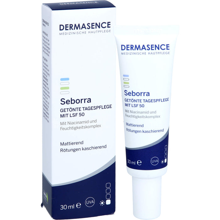 DERMASENCE Seborra getönte Tagespflege mit LSF 50, 30 ml Creme