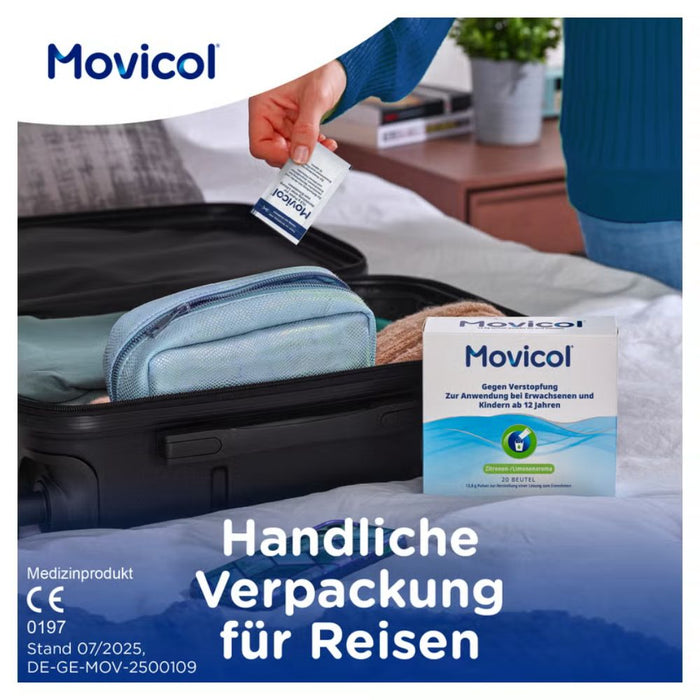MOVICOL, Pulver zur Herstellung einer Lösung zum Einnehmen gegen Verstopfung, 50 pc Sachets