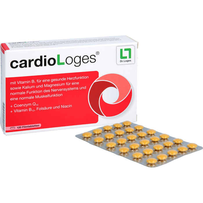 CardioLoges Tabletten für eine gesunde Herzfunktion, 120 pc Tablettes