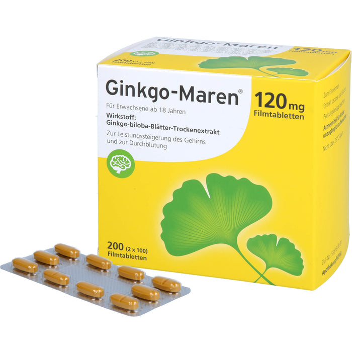 Ginkgo-Maren® 120 mg Filmtabletten, 200 St FTA