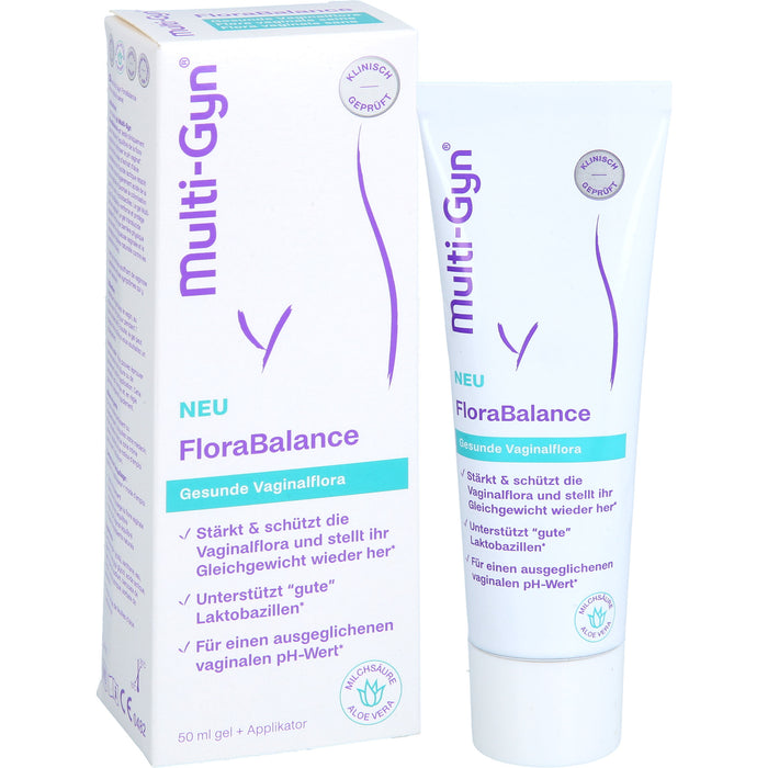 Multi-Gyn FloraBalance Gel zur Wiederherstellung, Stärkung und zum Schutz der Intimflora, 50 ml Gel