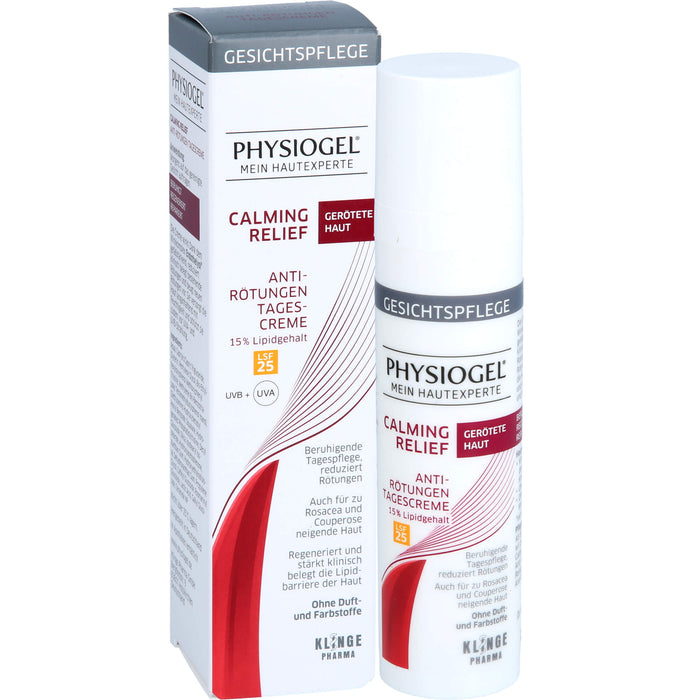 PHYSIOGEL C.R. Anti-Rötungen Tagescreme LSF 25, 40 ml Cream