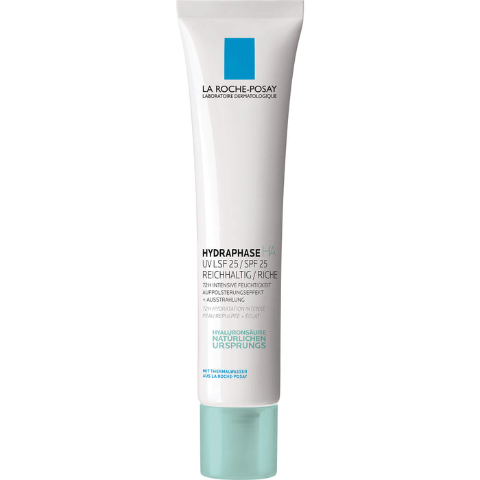 La Roche-Posay Hydraphase HA UV reichhaltige Tagescreme mit LSF 25, 40 ml Crème
