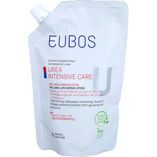 EUBOS Trockene Haut Urea 10% Körperlotion, 400 ml Lotion
