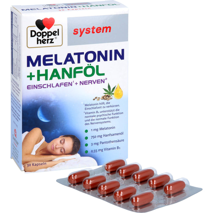 Doppelherz aktiv Melatonin Spray mit Minzgeschmack, 30 ml Solution