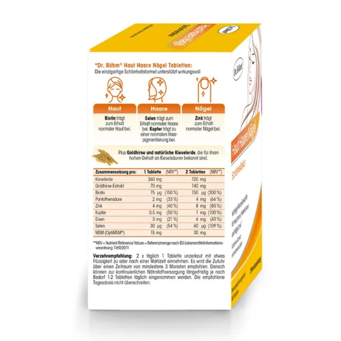 Dr. Böhm Haut Haare Nägel, 60 St. Tabletten
