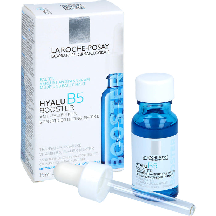 La Roche-Posay Hyalu B5 Booster hochkonzentrierte Anti-Falten-Serum mit sofortigem Lifting-Effekt, 15 ml Solution