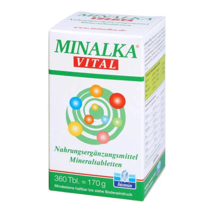 MINALKA vital Mineraltabletten, 360 St. Tabletten