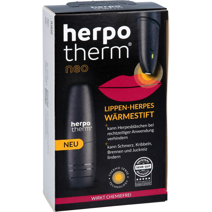 Herpotherm neo Lippen-Herpes Wärmestift, 1 St. Stift