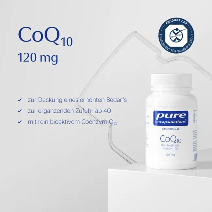 Pure Encapsulations CoQ10 120 mg Kapseln, 30 pc Capsules