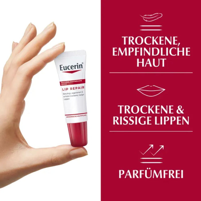 Eucerin pH5 Lip Repair Creme, 10 g Creme