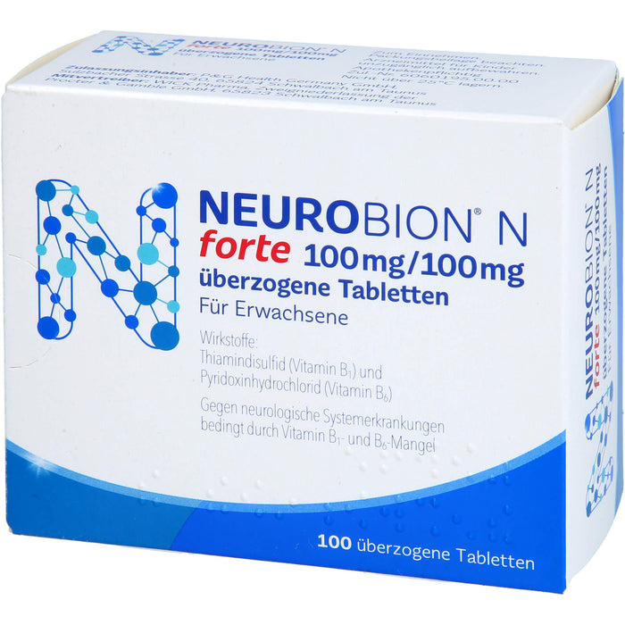 Neurobion N forte überzogene Tabletten, 100 pc Tablettes