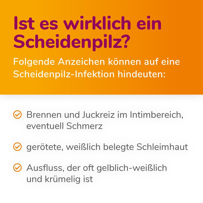 Biofanal Vaginaltabletten bei Scheidenpilz, 6 pcs. Tablets