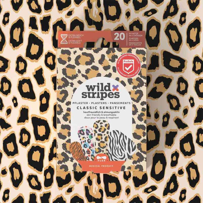 Wild Stripes Classic Sensitive Animal Pflaster, 20 pcs. Patch