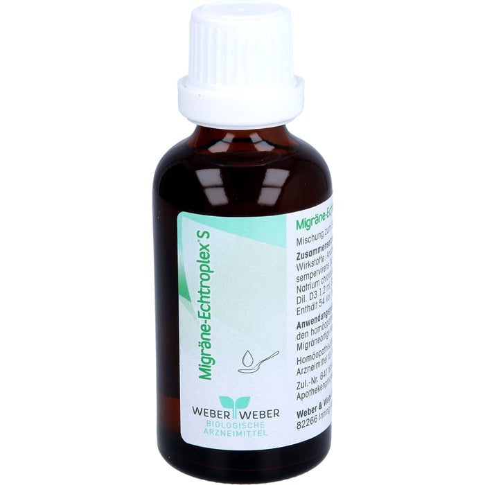 Migräne-Echtroplex S Mischung bei migräneartigen Kopfschmerzen, 50 ml Mélange