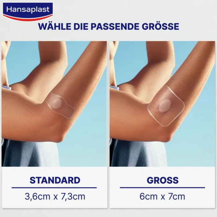 Hansaplast zweite Haut Schutz für Alltagswunden ultradünn und flexibel 100% wasserdicht, 6 St. Pflaster