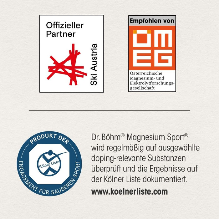 Dr. Böhm Magnesium Sport Sticks, 40 pcs. Sachets