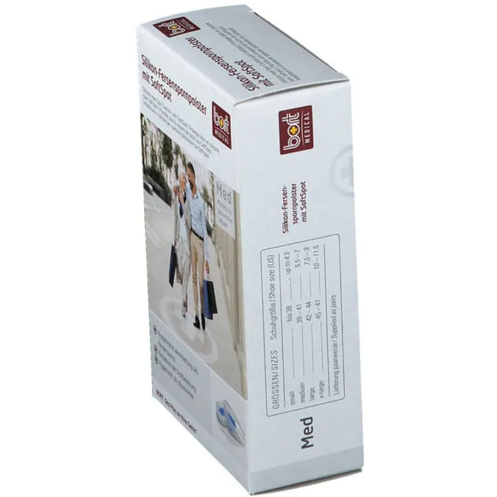 Bort Silikon-Fersenspornpolster mit Softspot Gr.S, 2 pc Accessoire