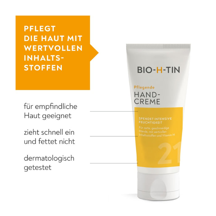 BIO-H-TIN Handcreme, 60 ml Crème