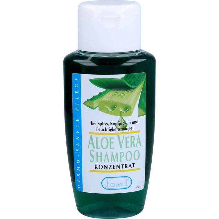 Floracell Aloe Vera Shampoo bei Spliss, Kopfjucken und Feuchtigkeitsmangel, 200 ml Shampoo