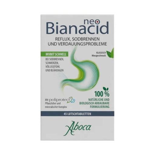 NeoBianacid Tabletten Minzgeschmack bei Reflux, Sodbrennen und Magenschmerzen, 70 St. Tabletten