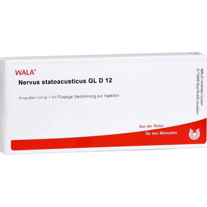 Nervus statoacusticus Gl D12 Wala Ampullen, 10X1 ml AMP