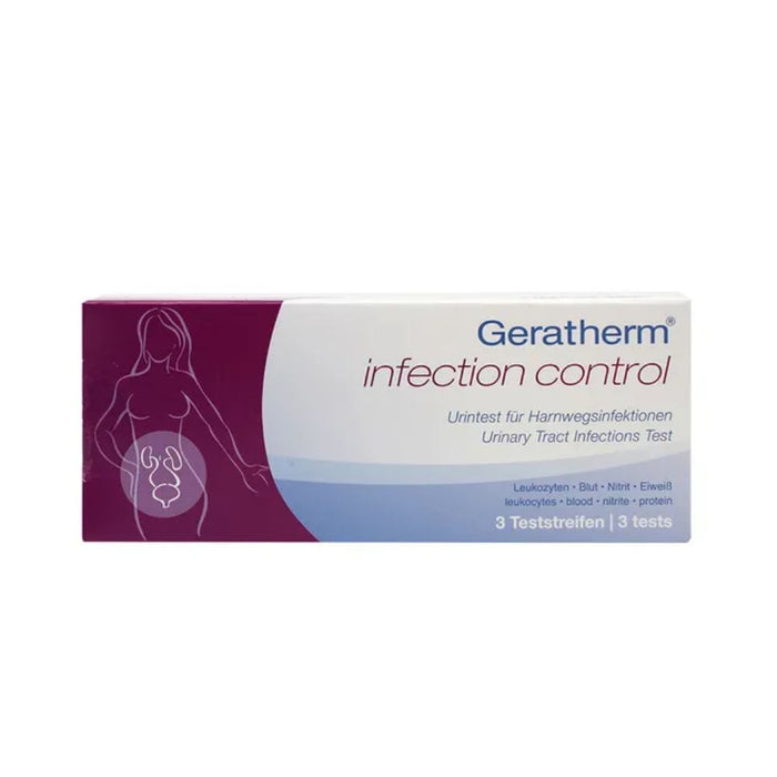 Geratherm infection control Urintest für Harnwegsinfektionen, 3 St. Teststreifen