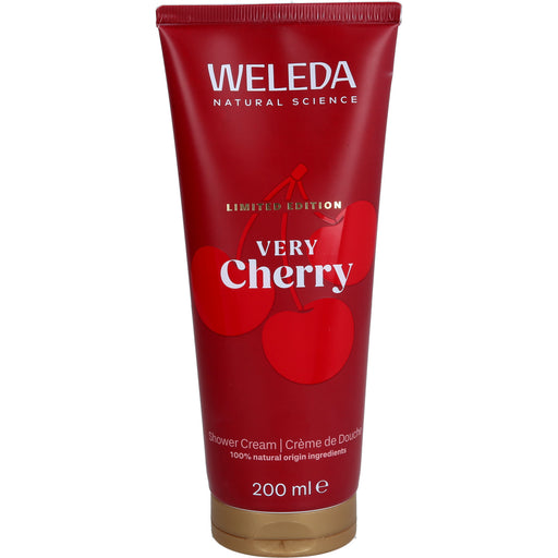 WELEDA Very Cherry Pflegedusche mit natürlichem Kirschduft, 200 ml Duschgel