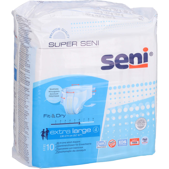 Seni Super Extra Large Inkontinenzslip, 30 pcs. Nappy trousers