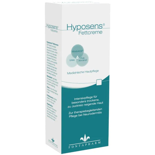 Hyposens Fettcreme für die trockene und zu Juckreiz neigende Haut, 200 g Creme