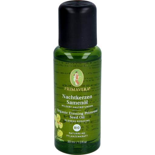PRIMAVERA Nachtkerzensamenöl bio mildert Hautrötungen, 30 ml Öl