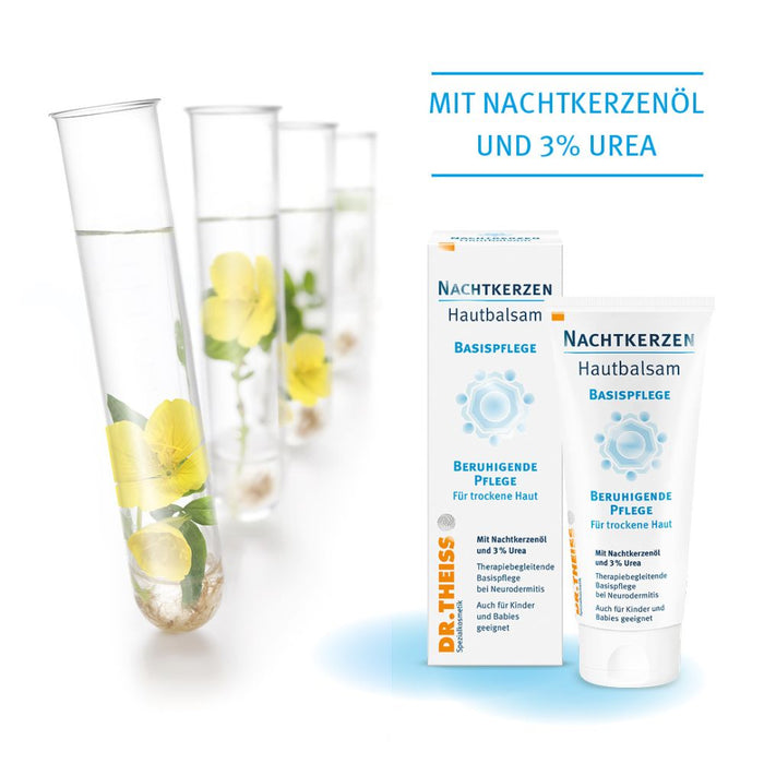 Dr. Theiss Nachtkerzen Hautbalsam beruhigende Pflege für trockene Haut, 100 ml Creme