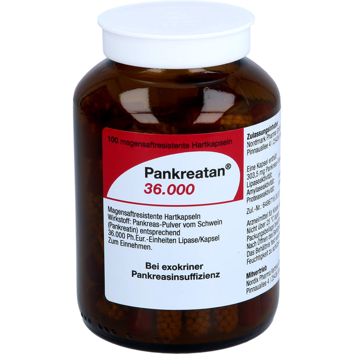 Pankreatan 36.000 Hartkapseln Verdauungsenzyme, 200 pc Capsules