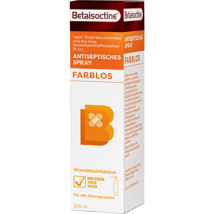 Betaisoctine Antiseptisches Spray farblos, 250 ml Spray