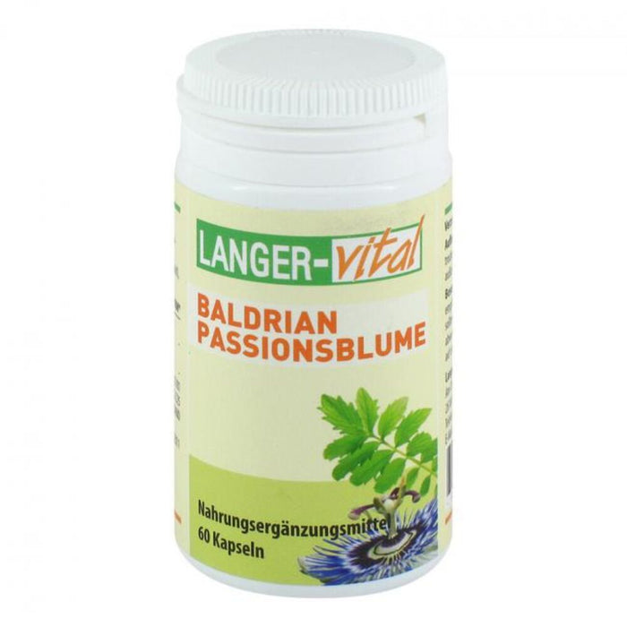 LANGER-vital Baldrian Passiflora 200 mg Kapseln, 60 St. Kapseln