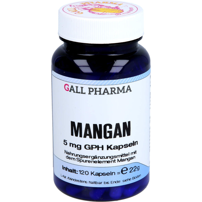 GALL PHARMA Mangan 5 mg GPH Kapseln, 120 St. Kapseln