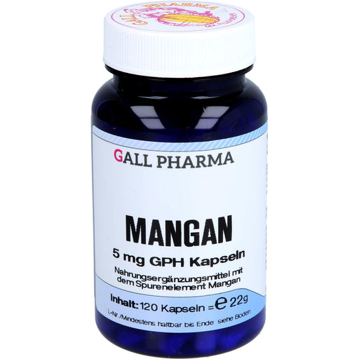 GALL PHARMA Mangan 5 mg GPH Kapseln, 120 St. Kapseln