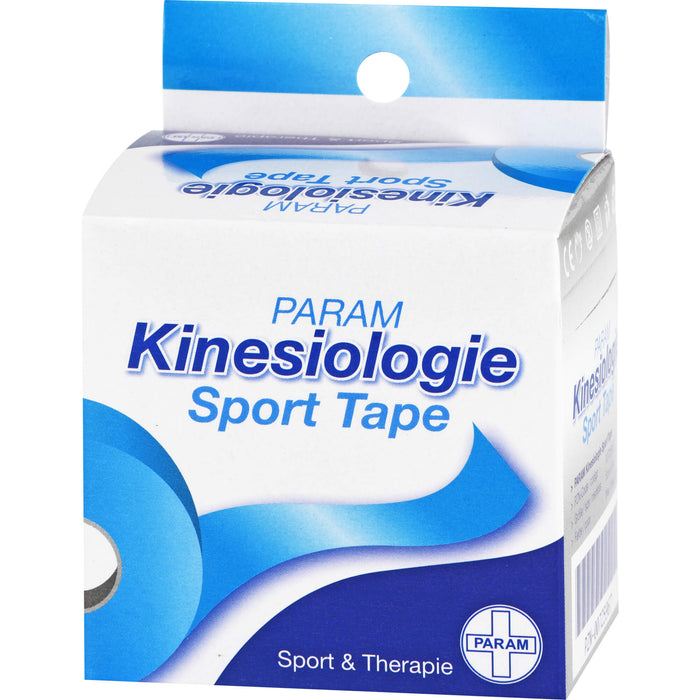 Kinesiologie Sport Tape 5cmx5m Blau, 1 pc Pansement