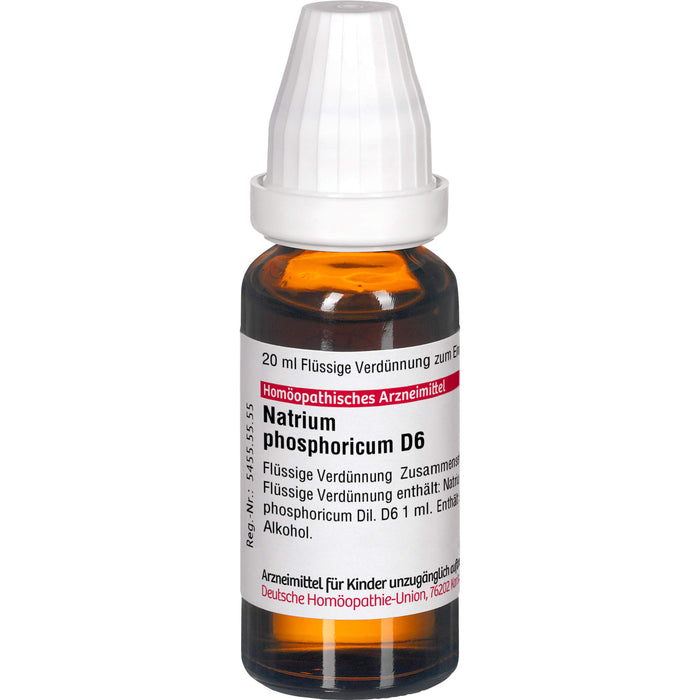 DHU Natrium phosphoricum D6 Dilution, 20 ml Solution