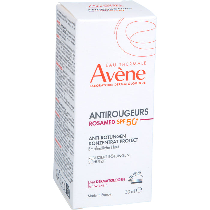 Avène Antirougeurs Rosamed LSF 50+ Anti-Rötungen Konzentrat Protect für empfindliche Haut, 30 ml Cream