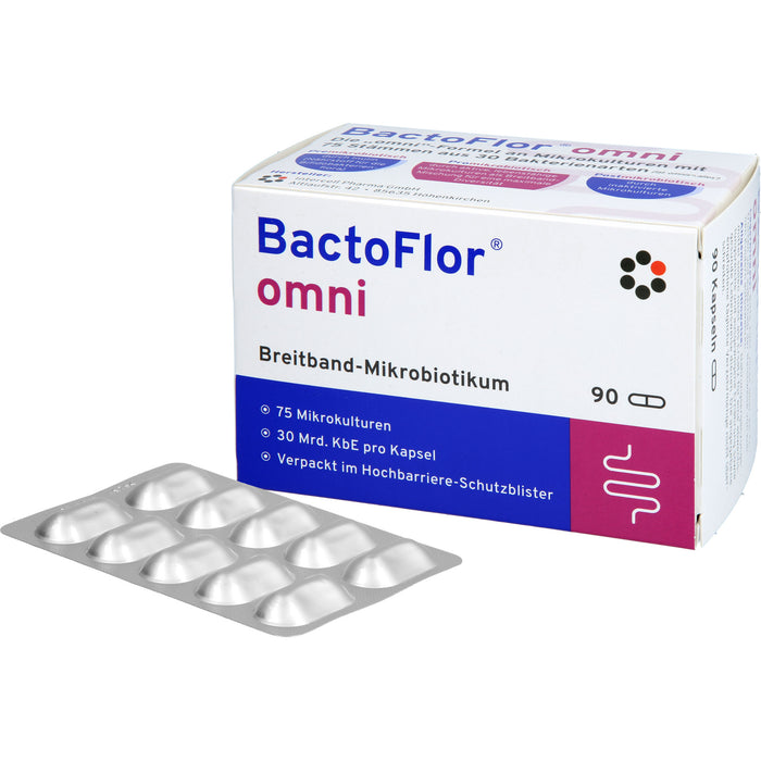 BactoFlor omni Hartkapseln Breitband-Mikrobiotikum, 90 St. Kapseln