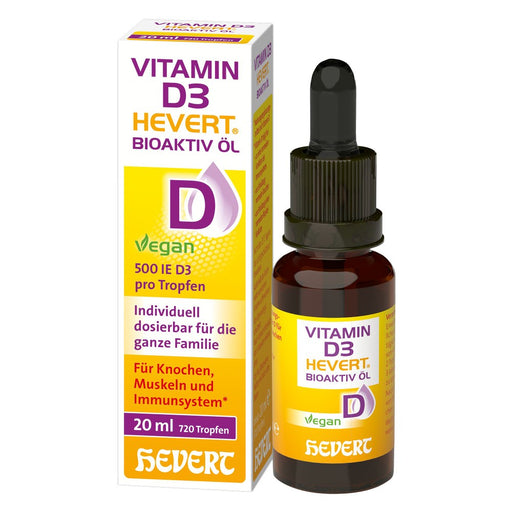 Vitamin D3 Hevert Bioaktiv Öl, 20 ml Tropfen