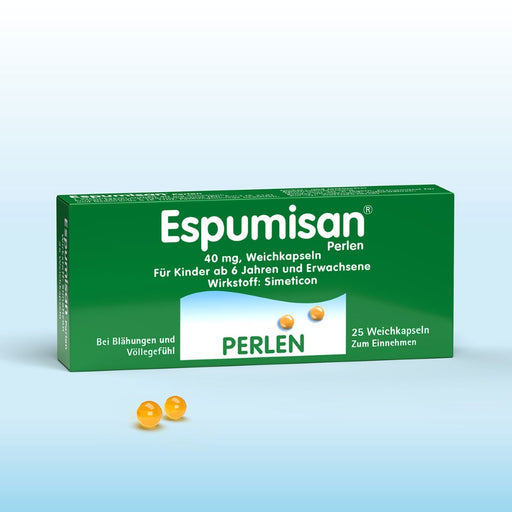 Espumisan Perlen bei Blähungen, 25 St. Kapseln