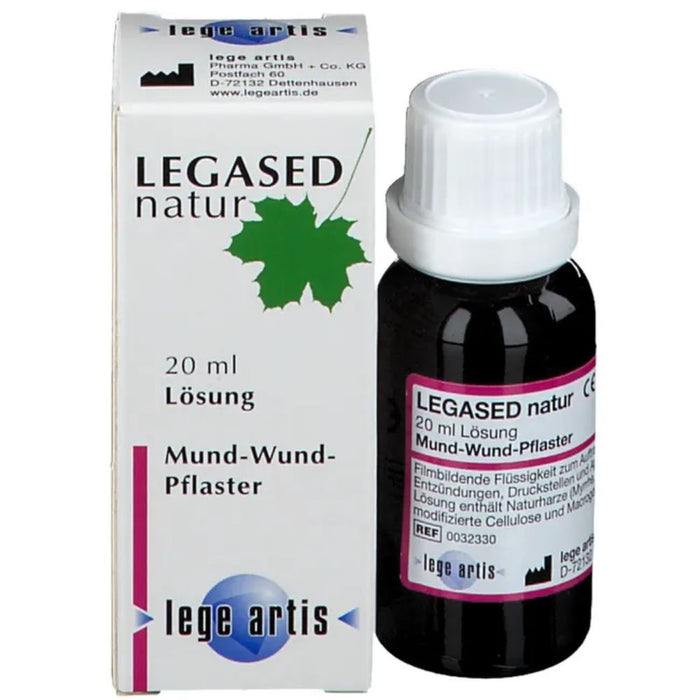 LEGASED natur Lösung Mund-Wund-Pflaster bei entzündeter Mundschleimhaut, 20 ml Solution